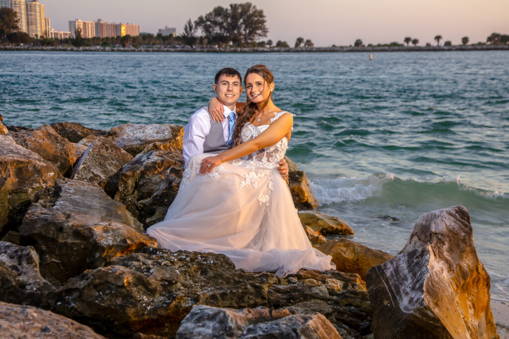 Shephards' Beach Resort Wedding Photography Clearwater Beach FL