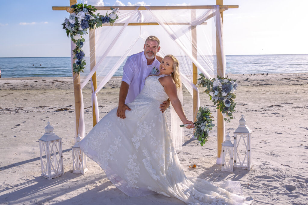 wedding photos on treasure island FL